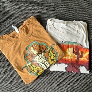 Western  tshirt, unisex sizing